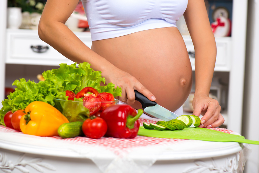 Enceinte et végétarienne