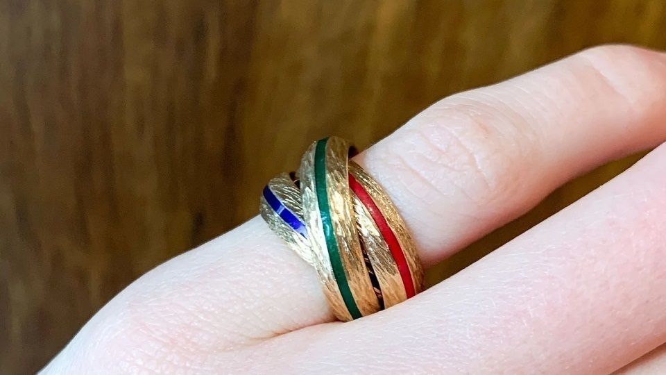 Bague Hermès 3 anneaux