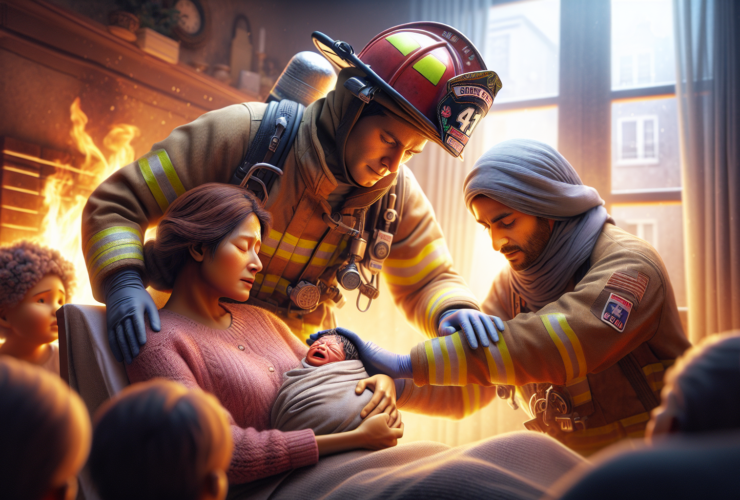 découvrez l'incroyable témoignage d'une maman qui a accouché à domicile à saint-étienne, secourue par des pompiers intervenant avec professionnalisme et compassion. une histoire émouvante qui met en lumière le courage des intervenants et la beauté de la naissance.