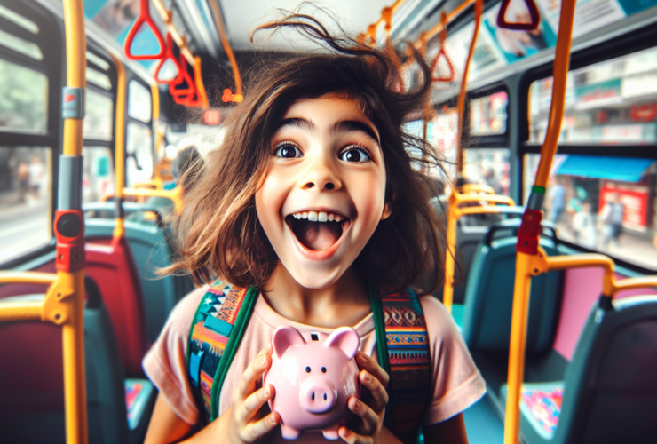 découvrez l'histoire touchante d'une fillette de 10 ans qui, avec innocence et malice, propose sa tirelire à sa maman pour régler une note dans le bus. une scène émouvante qui souligne la générosité des enfants et les liens familiaux.