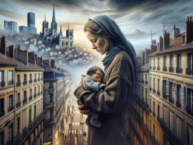 découvrez le poignant récit d'une mère à lyon, contrainte de vivre dans la rue avec son nouveau-né de six jours. un témoignage émouvant sur la peur et la précarité qui touche des familles vulnérables.