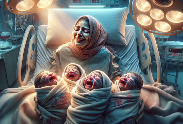 découvrez l'histoire incroyable d'une mère qui a donné naissance à des quadruplées, un événement d'une rareté exceptionnelle qui célèbre la beauté et le miracle de la vie. plongez dans ce récit émouvant et inspirant qui met en lumière les défis et les joies d'une naissance multiple.