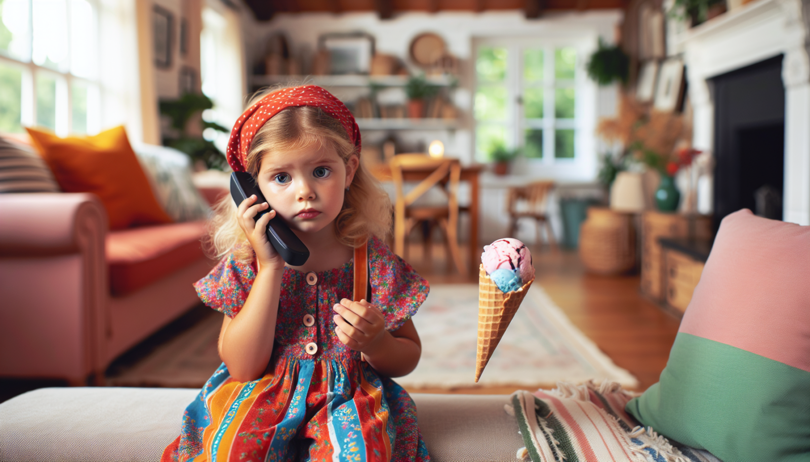 découvrez l'histoire touchante d'une petite fille qui, dans un élan d'honnêteté, appelle la police pour signaler le vol inattendu de sa glace par sa maman. un récit plein d'humour et de tendresse sur les petites injustices de l'enfance.